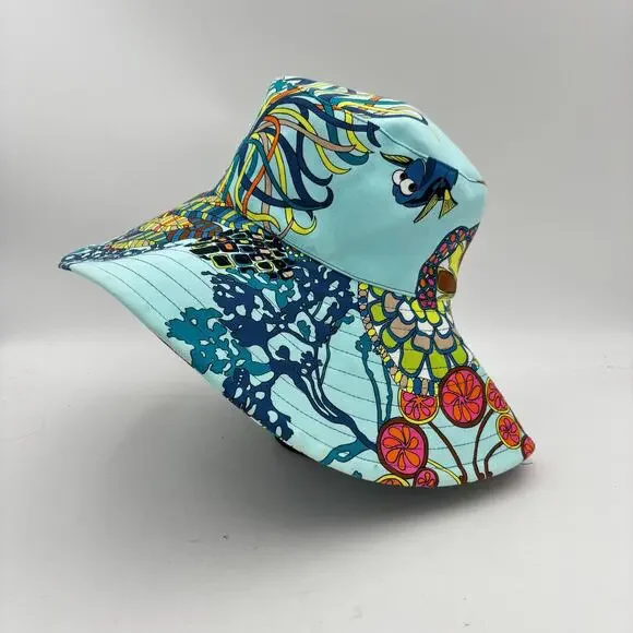 Trina Turk Finding Dory Nemo Sun Hat Wide Brim Beach Vacation Disney - Picture 4 of 9